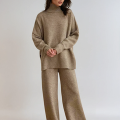 Cecily oversized turtleneck lounge set product photo 1