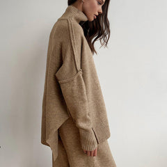 Cecily oversized turtleneck lounge set product photo 2