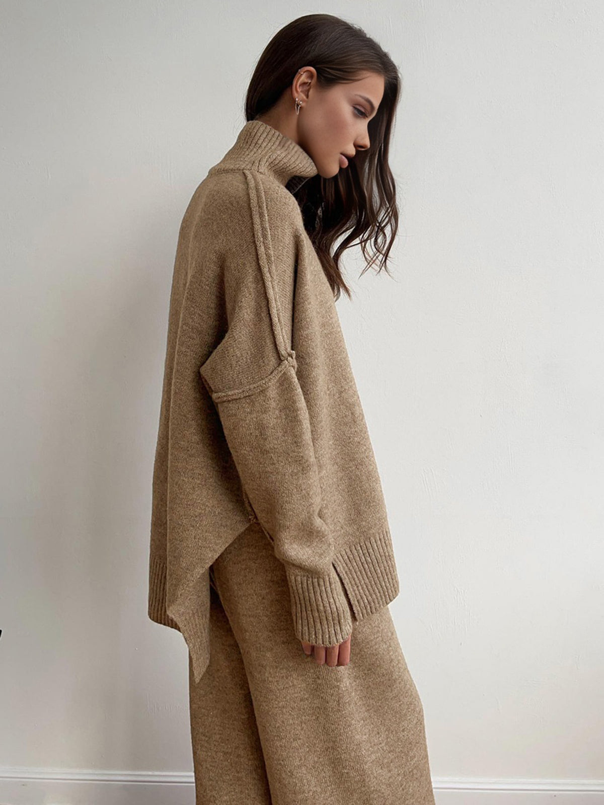 Cecily oversized turtleneck lounge set product photo 2