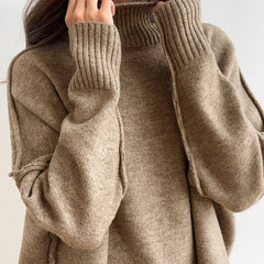 Cecily oversized turtleneck lounge set product photo 4