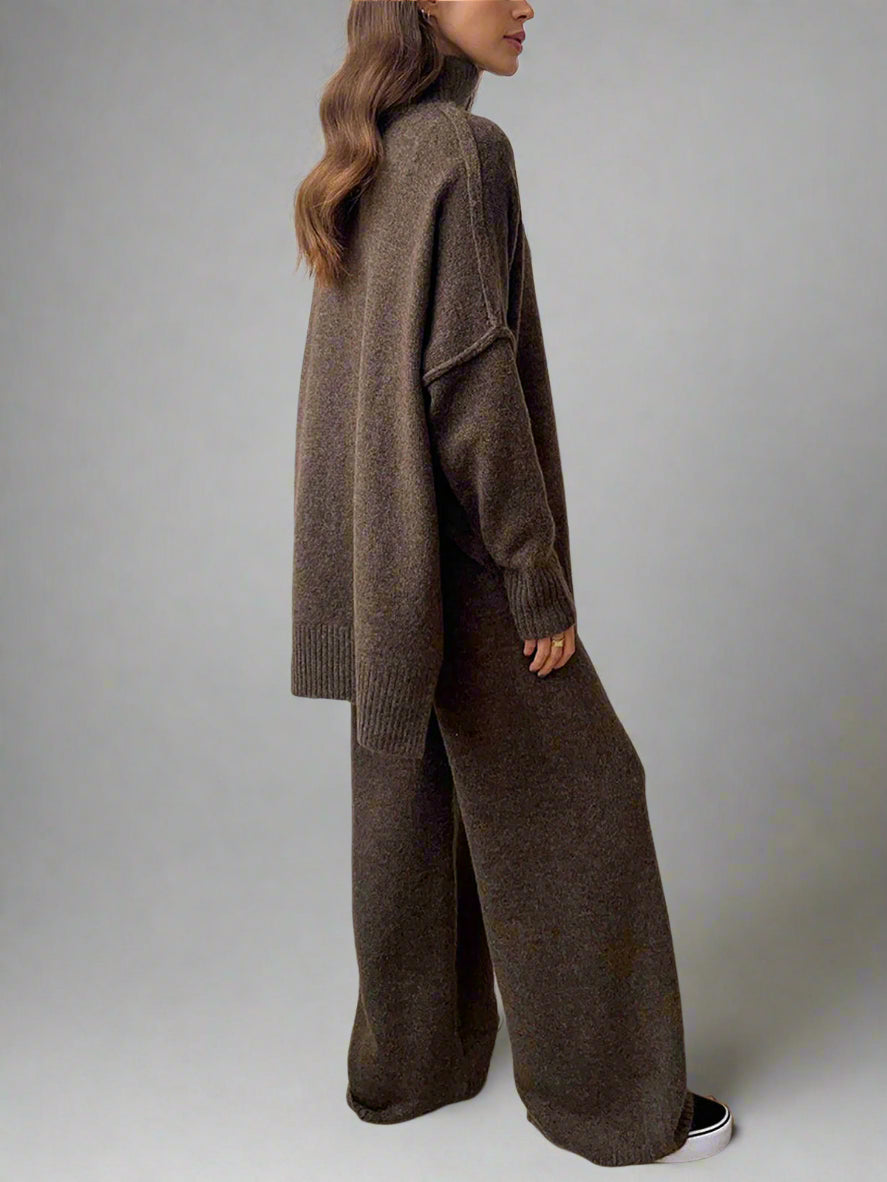 Cecily oversized turtleneck lounge set product photo 8