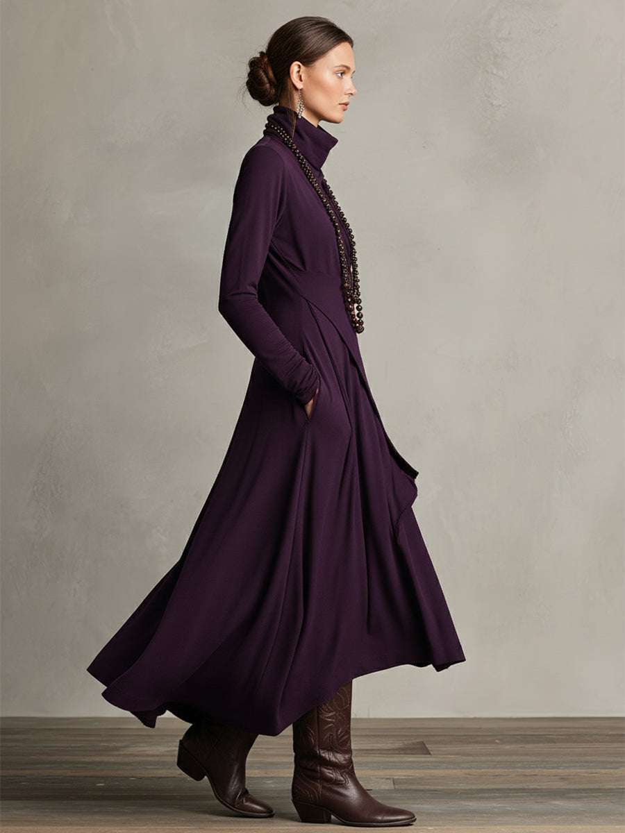 Natalie | Elegant Draped Dress