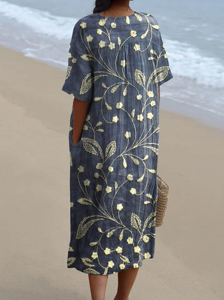 Lieke - Vintage Floral Dress