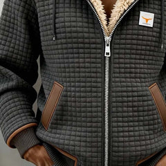 Sandra sherpa-lined quilted hooded jacket